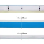 2 PCS 60cm DC12V 7.5W Ultra-thin Waterproof Car Auto Double Colors Turn Lights / Running Lights SMD-2835 LED Bulbs (Turn Lights: Yellow Light; Running Lights: Ice Blue Light) - Image 4