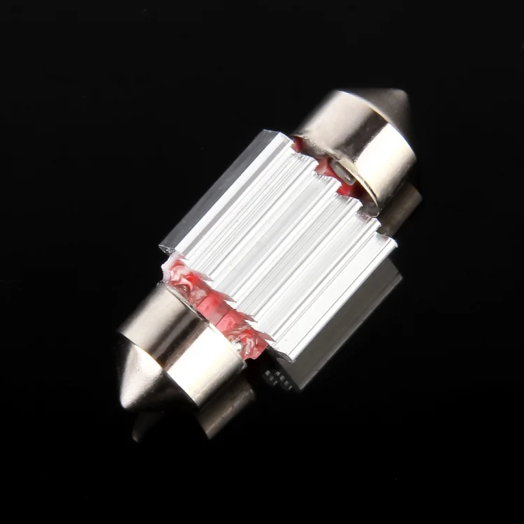 CMS5175WL_2.webp 2 PCS 2W 100 LM 6000K 31MM 4 SMD-7020 LEDs Bicuspid Port Decoding Car Dome Lamp LED Reading Light, DC 12V - Image 3