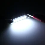 2 PCS 2W 100 LM 6000K 41MM 6 SMD-7020 LEDs Bicuspid Port Decoding Car Dome Lamp LED Reading Light, DC 12V, White Light - Image 5