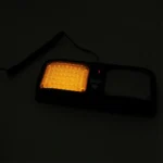 High qulaity DC 12V,9W LED Waterproof Car Sunshade Yellow Light Warning Lights Strobe Emergency Lights Flashing Light with 12 Kinds Flash Patterns - Image 7