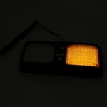 High qulaity DC 12V,9W LED Waterproof Car Sunshade Yellow Light Warning Lights Strobe Emergency Lights Flashing Light with 12 Kinds Flash Patterns - Image 8
