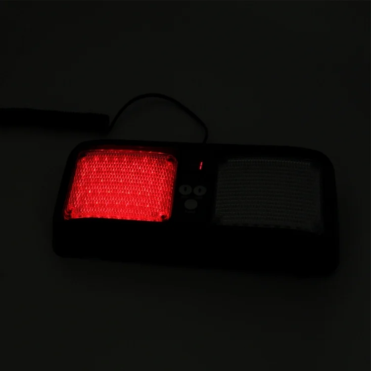 CMS5241_7.webp High qulaity DC 12V,9W LED Waterproof Car Sunshade Red Light And Blue Light Warning Lights Strobe Emergency Lights Flashing Light with 12 Kinds Flash Patterns - Image 8