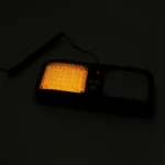 High qulaity DC 12V,9W LED Waterproof Car Sunshade Yellow Light + White Light Warning Lights Strobe Emergency Lights Flashing Light with 12 Kinds Flash Patterns - Image 8