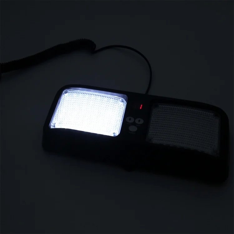CMS5243_7.webp High qulaity DC 12V,9W LED Waterproof Car Sunshade White Light Warning Lights Strobe Emergency Lights Flashing Light with 12 Kinds Flash Patterns - Image 8