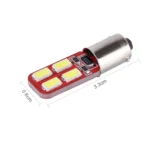 10 PCS BA9S 3W 200lm 6000K 8 SMD-5730 LEDs Car Clearance Light Lamp, DC 12V - Image 3