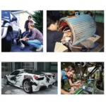 Retractable Vehicle Car Chassis Inspection Mirror with 3 PCS 5mm LED Lights, Mirror Diameter: 82mm, Max Expanding Length: 760mm - Image 10