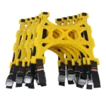 6 PCS Car Snow Tire Anti-skid Chains Yellow Chains For Family Car - Image 2