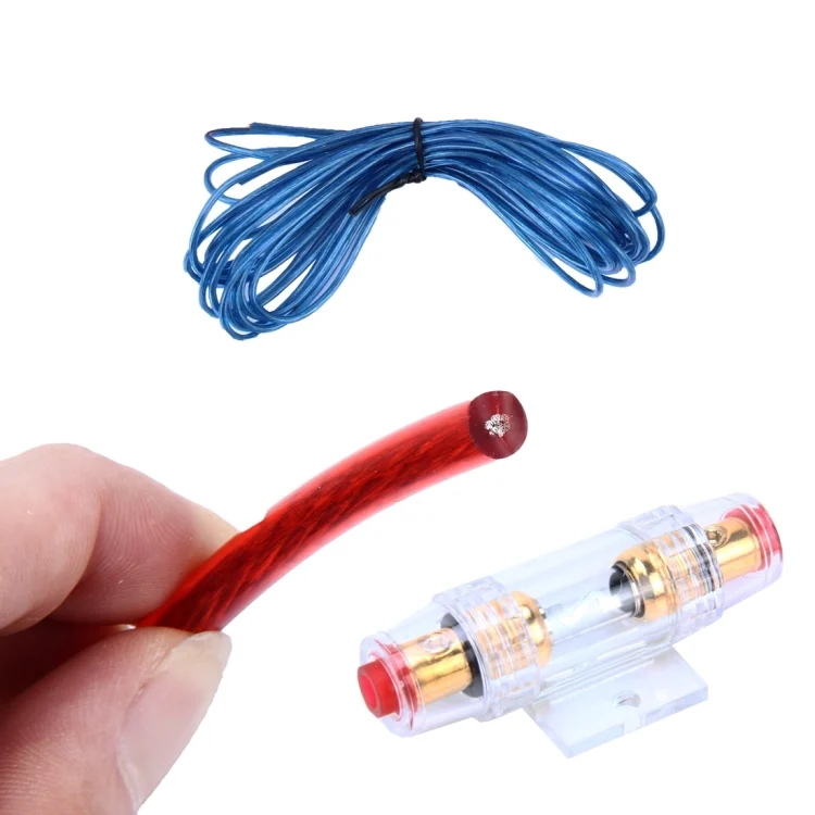 CMS5315_3.webp YH-128 1200W Car Amplifier Audio Power Cable Subwoofer Wiring Installation Kit with High Performance RCA Interconnect - Image 4