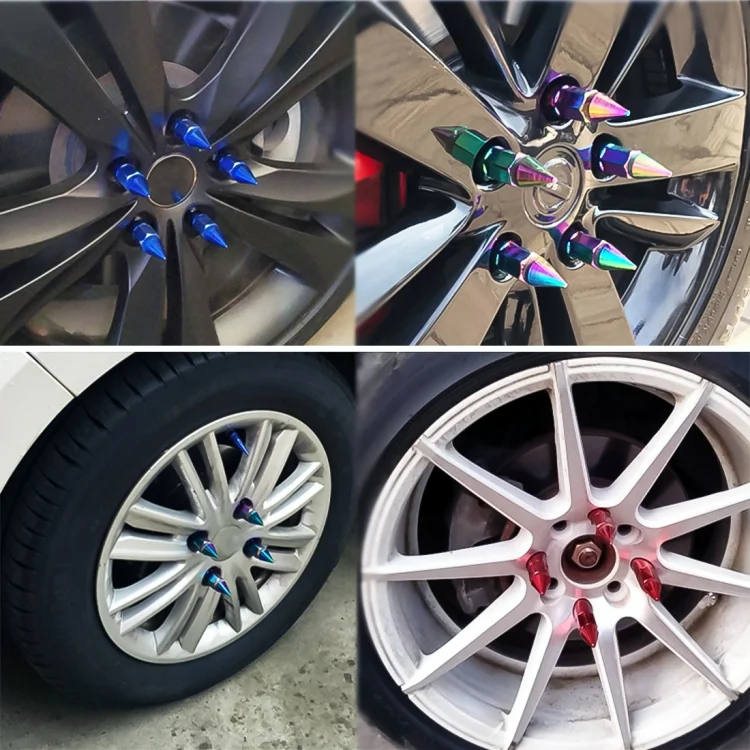 CMS5383_8.webp 20 PCS Wheel Drive Hub Adaptor Car Wheel Nut  Adjustable Decorative Steering Wheel Hub Nut - Image 9