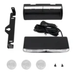 DC 12V 4.2W 16LEDs Crystal Lamp Beads Car Windshield Warning Lamp 18 Flash Patterns(Adjustable) - Image 10