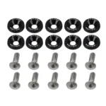 10 PCS Car Modified Screw Gaskets Bodywork Stainless Steel Gasket Bolts, Diameter: 19mm