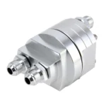 Car Universal Aluminum AN8 Split Cake Oil Handle Oil Filter Sandwich Adapter For Oil Cooler Plate Kit Oil Filter Cooler Sandwich Plate Adapter Cooler Adapter - Image 3
