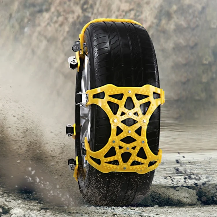 CMS5426_8.webp 6 PCS Car Snow Tire Anti-skid Chains Winter Car Snow Tire Chains Wheel Chains Anti-skid Belt Thickened Anti-slip Chains with Effortless Wheel - Image 9