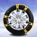 6 PCS Car Snow Tire Anti-skid Chains Winter Car Snow Tire Chains Wheel Chains Anti-skid Belt Thickened Anti-slip Chains with Effortless Wheel - Image 10