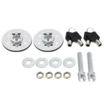 2 PCS Car Cover Lock Modified Hood Lock General Racing Car Cover Lock Modified Engine Cover Lock Racing Front Cover Lock with Keys - Image 4