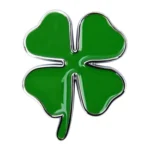 Four Leaf Clover Herb Luck Symbol Badge Emblem Labeling Sticker Styling Car Dashboard Decoration, Size: 7.5*6cm - Image 4