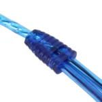 Car AV Audio Video 1 Female to 2 Male Aluminum Extension Cable Wiring Harness, Cable Length: 26cm - Image 5