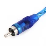 Car AV Audio Video 2 Female to 1 Male Aluminum Extension Cable Wiring Harness, Cable Length: 26cm - Image 4