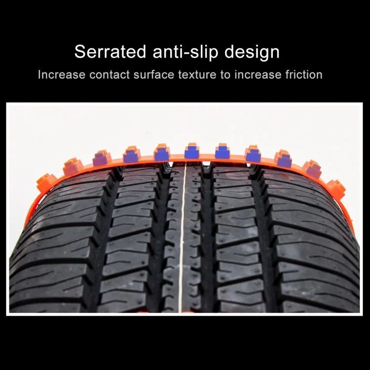 CMS5586_6.webp 10 PCS Car Tire Emergency Single Grid Anti-skid Chains Tyre Anti-slip Chains - Image 7
