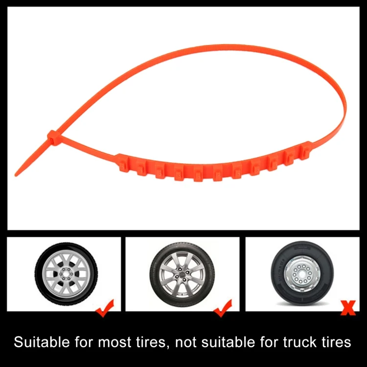 CMS5586_7.webp 10 PCS Car Tire Emergency Single Grid Anti-skid Chains Tyre Anti-slip Chains - Image 8