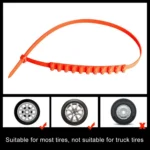 Car Tire Emergency Double Grid Anti-skid Chains Tyre Anti-slip Chains - Image 8