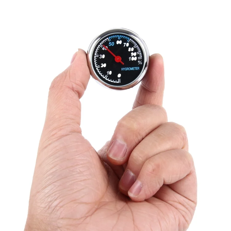 CMS5618_3.webp Portable Hygrometer Mini Plastic Round Pointer Humidity Decorative Sensor Tools - Image 4