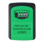 Wall-hanging Key Storage Box with Metal 4-Digit Password Lock - Image 2