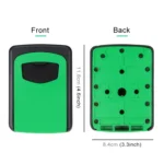 Wall-hanging Key Storage Box with Metal 4-Digit Password Lock - Image 3