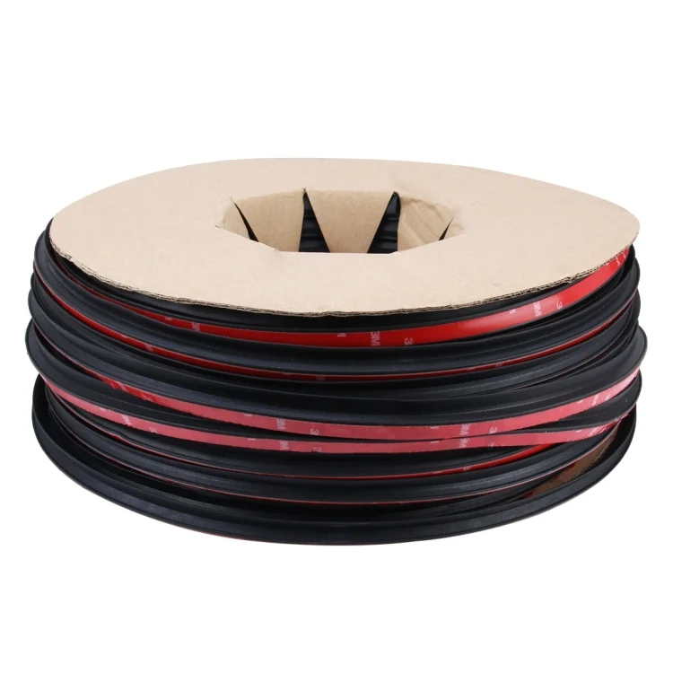 CMS5714_1.webp P-shaped Car Noise Reduction Sealing Strip with Sticker, Length: 100m - Image 2