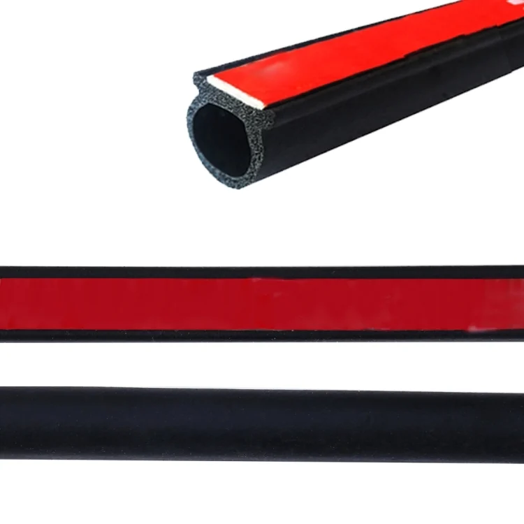 CMS5716_2.webp Small D-shaped Car Noise Reduction Sealing Strip with Sticker, Length: 100m - Image 3