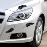 10 PCS Emblem Feather Car Stickers Waterproof Plastic Decal Sticker - Image 7