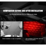 Roof Ceiling Atmosphere Decoration Red Light Star Night Lights Meteor Lamp Projector with Remote Control - Image 13