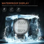 2 PCS 4 inch 15W Spot / Flood Light White Light Round-Shaped Waterproof Car SUV Work Lights Spotlight LED Bulbs, DC 9-30V - Image 7