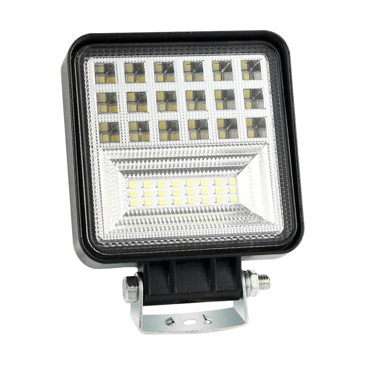 CMS5765_1.webp 2 PCS 4 inch 20W Spot / Flood Light White Light Square-Shaped Waterproof Car SUV Work Lights Spotlight LED Bulbs, DC 9-30V - Image 2