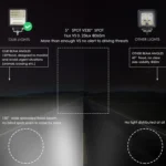 2 PCS 4 inch 20W Spot / Flood Light White Light Square-Shaped Waterproof Car SUV Work Lights Spotlight LED Bulbs, DC 9-30V - Image 9