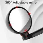 3R-095 Auxiliary Rear View Mirror Car Adjustable Blind Spot Mirror Wide Angle Auxiliary Rear View Side Mirror for Right Mirror - Image 6