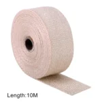 10m Cotton Material Exhaust Wrap Auto Motorcycle Exhaust Heat Shield Wrap Heat Resistant Wrap, Random Color Delivery - Image 5