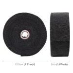 10m Cotton Material Exhaust Wrap Auto Motorcycle Exhaust Heat Shield Wrap Heat Resistant Wrap, Random Color Delivery - Image 6