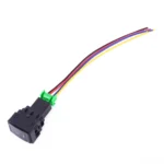 Car Fog Light 5 Pin On-Off Button Switch with Cable for Nissan Sylphy(Green Light) - Image 2