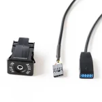 CD AUX Interface + Wiring Hardness for BMW E46, Cable Length: 1.5m - Image 4