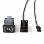 AUX Interface + Wiring Hardness for BMW MINI ONE COOPER E39 E53 X5Z4 E85 E86 X3 E83, Cable Length: 1.5m - Image 4