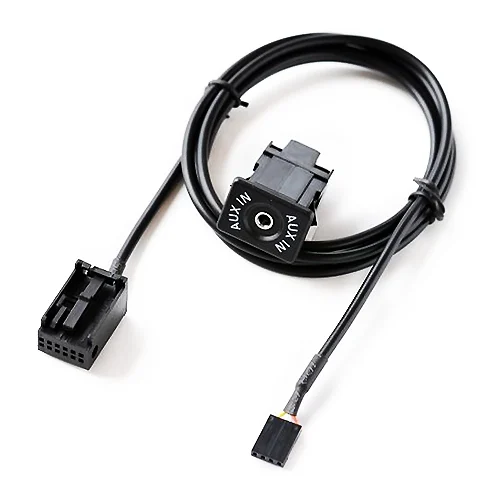 AUX Interface + Wiring Hardness for Ford Fiesta / Focus / Mondeo / PUMA / MK2 / MK3 / S-MAX, Cable Length: 1.5m