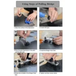 22 in 1 Auto Car Body Dent Repair Tools Pulling Bridge Dent Removal Lifter Puller, with 20W Glue Gun, US Plug or EU Plug - Image 6