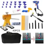 40 in 1 Auto Car Metal PDR Dent Lifter-Glue Puller Tab Hail Removal Paintless Car Dent Repair Tools Kit, with 20W Glue Gun, US Plug or EU Plug - Image 10