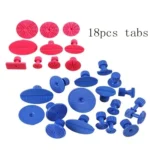 44 in 1 Auto Car Metal PDR Dent Lifter-Glue Puller Tab Hail Removal Paintless Car Dent Repair Tools Kit, with 20W Glue Gun, US Plug or EU Plug - Image 5