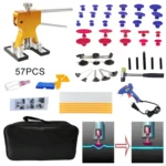 57 in 1 Auto Car Metal PDR Dent Lifter-Glue Puller Tab Hail Removal Paintless Car Dent Repair Tools Kit, with 20W Glue Gun, US Plug or EU Plug - Image 13