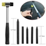 57 in 1 Auto Car Metal PDR Dent Lifter-Glue Puller Tab Hail Removal Paintless Car Dent Repair Tools Kit, with 20W Glue Gun, US Plug or EU Plug - Image 10
