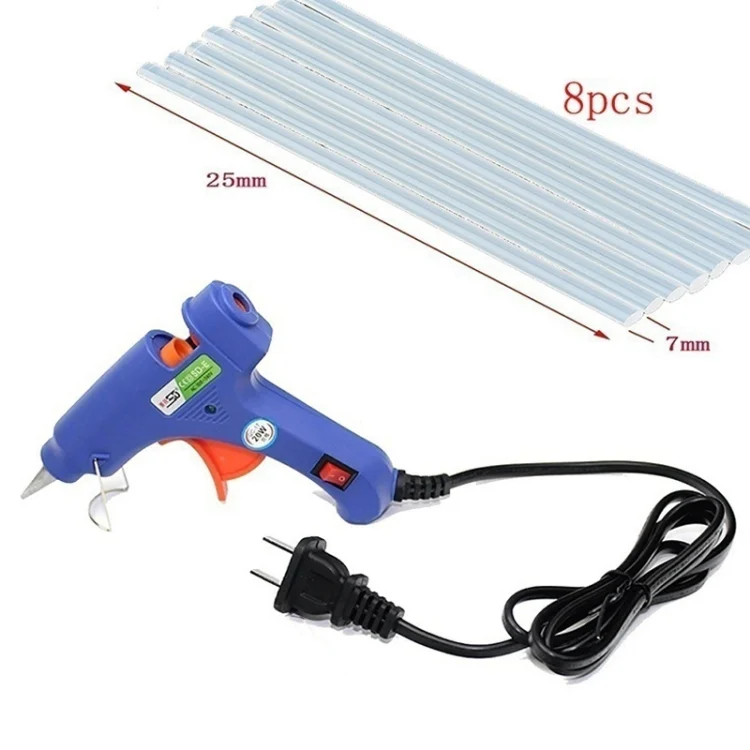 CMS5864_6.webp 32 in 1 Auto Car Metal PDR Dent Lifter-Glue Puller Tab Hail Removal Paintless Car Dent Repair Tools Kit, with 20W Glue Gun, US Plug or EU Plug - Image 7