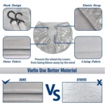 4 PCS Car Auto Wheel Tire Covers, Suitable for The Tire up to 29 inch - Image 7