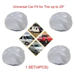 4 PCS Car Auto Wheel Tire Covers, Suitable for The Tire up to 29 inch - Image 9